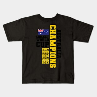 Cricket World Cup Champs - Aus Kids T-Shirt